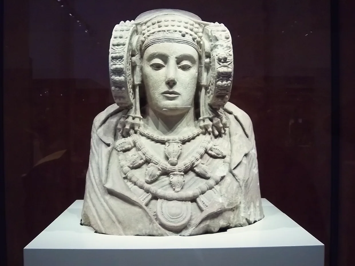 The Lady of Elche, the Iberian stone bust found in Elche in 1897